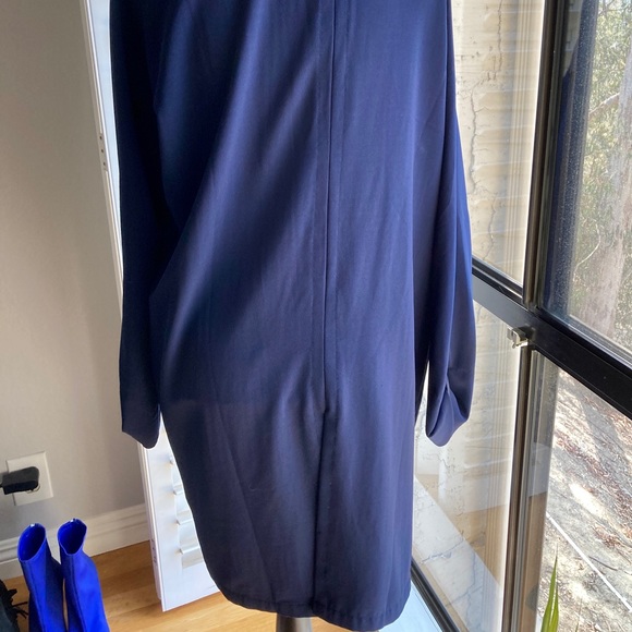 Free People Navy Duster Jacket Large - Picture 2 of 10